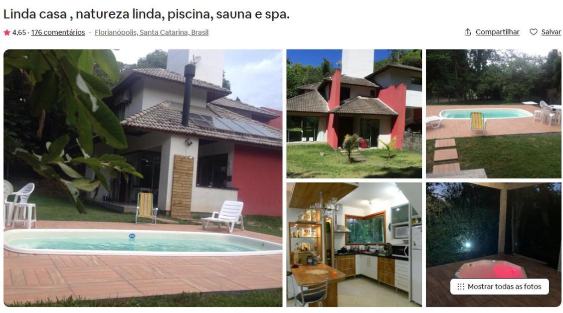 Linda Casa , Natureza Linda, Piscina, Sauna, Spa E Wifi Florianopolis Exterior photo